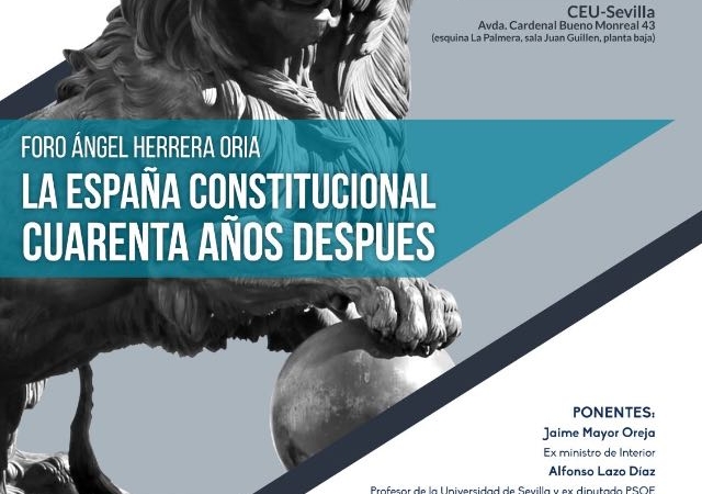STACIA CONSULTORES ASISTE AL FORO LA ESPAÑA CONSTITUCIONAL CUARENTA AÑOS DESPUÉS